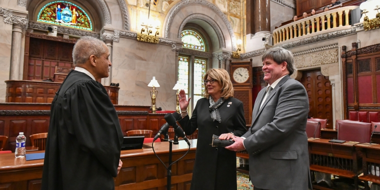 Helming takes Oath of Office