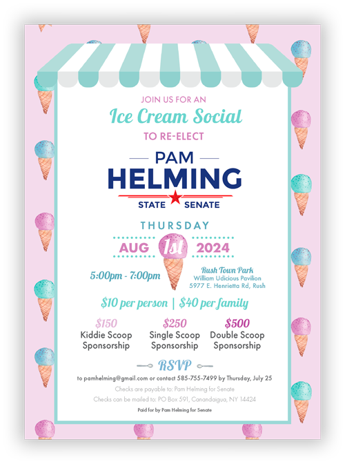 helming ice cream social