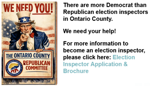 Election Inspectors Needed